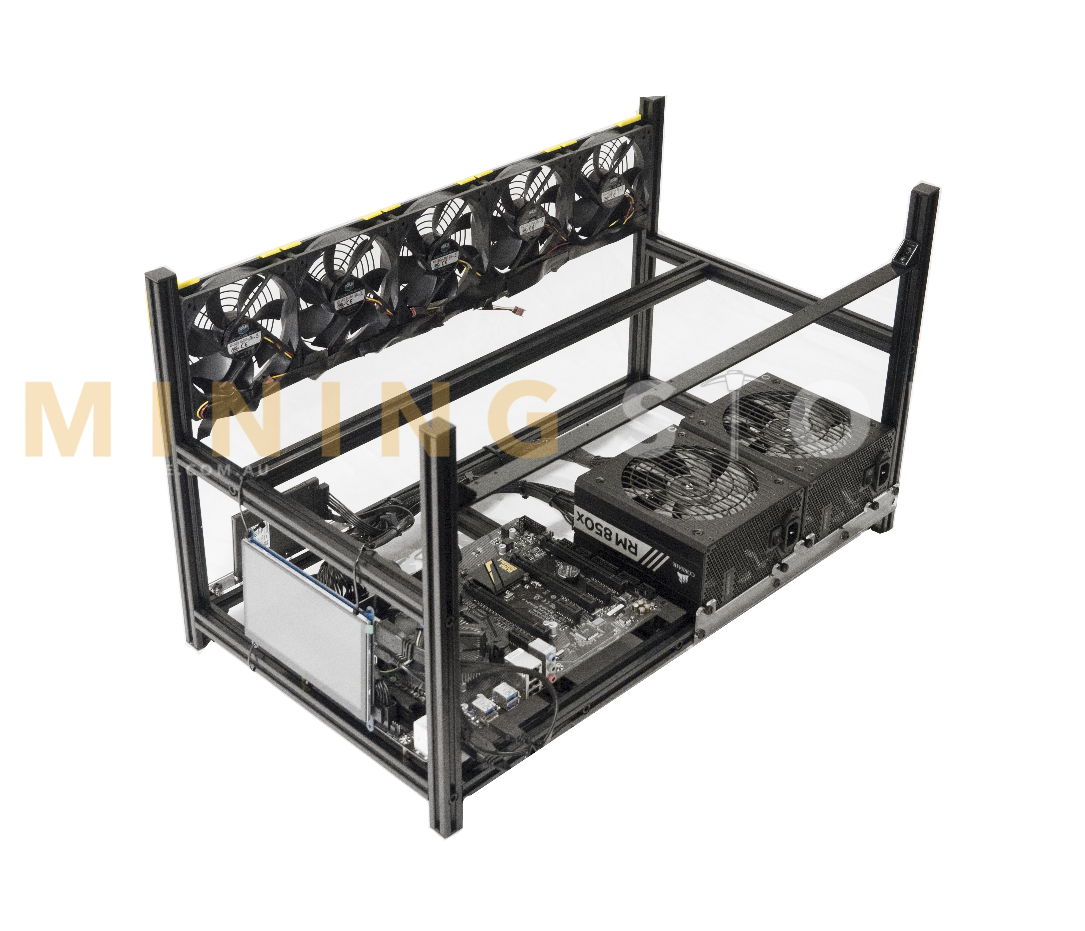 6 GPU Mining Rig Kit (no GPUs) | Frame Only | Mining Rigs Frames